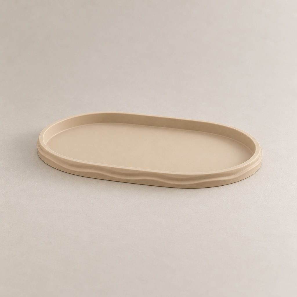 Prato oval Ripple