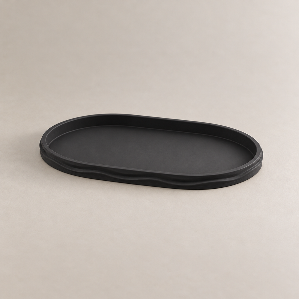 Prato oval Ripple